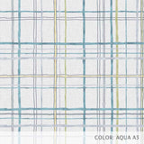 Plaid Scribble (P450) Custom Printed Vinyl Flooring Design