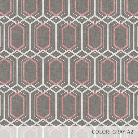 Hexagon Lattice (P533) Custom Printed Vinyl Flooring Design