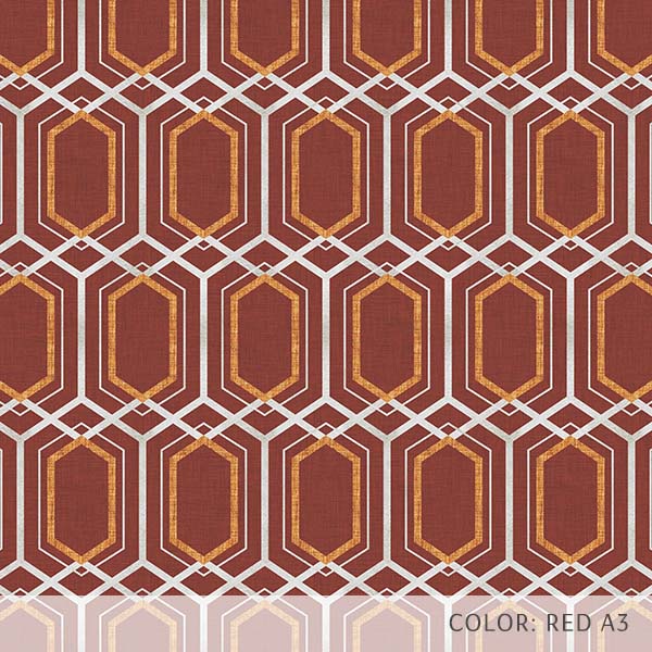 Hexagon Lattice (P533) Custom Printed Vinyl Flooring Design