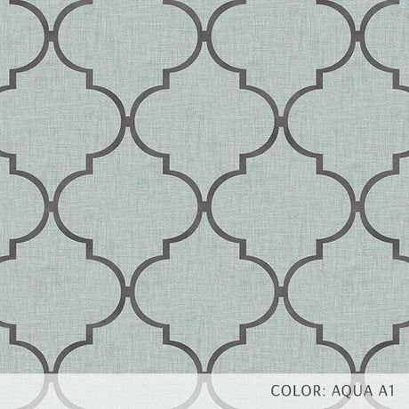 Quatrefoil Tile (P606) Custom Printed Vinyl Flooring Design