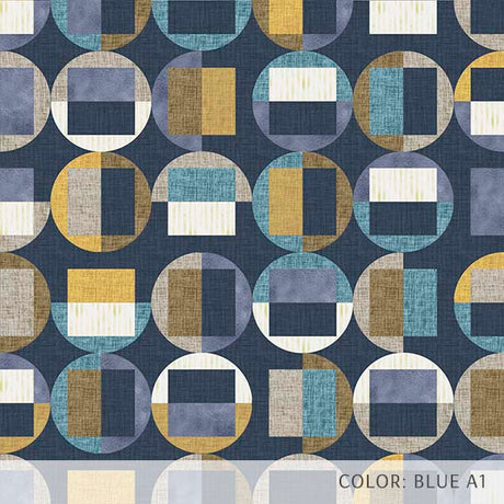 Circle Gets the Square (P608) Custom Printed Vinyl Flooring Design