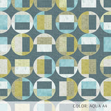 Circle Gets the Square (P608) Custom Printed Vinyl Flooring Design