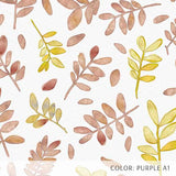 Watercolor Tossed Leaves (P638) Custom Printed Vinyl Flooring Design