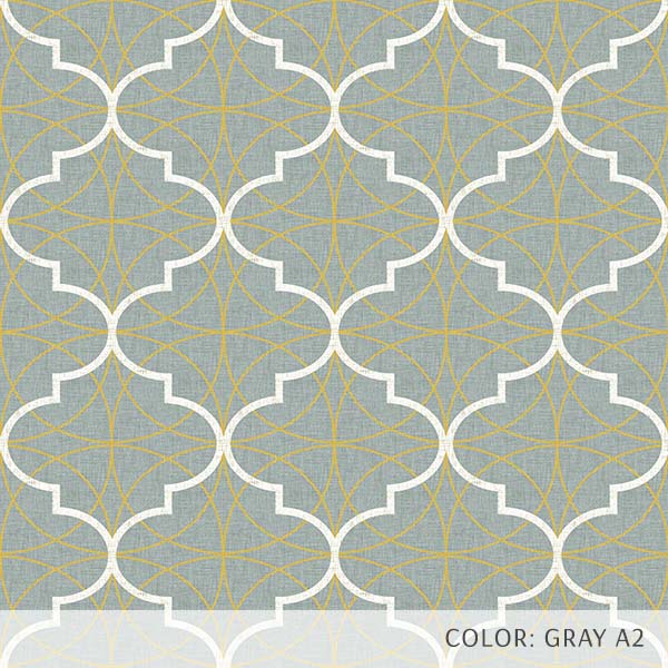 Quatrefoil Overlay (P699) Custom Printed Vinyl Flooring Design