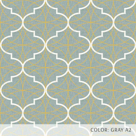 Quatrefoil Overlay (P699) Custom Printed Vinyl Flooring Design