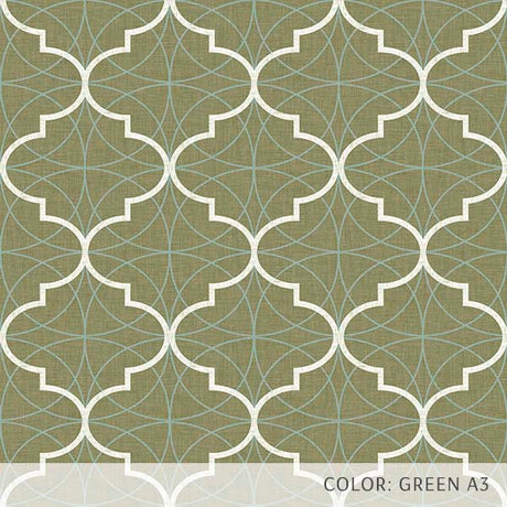 Quatrefoil Overlay (P699) Custom Printed Vinyl Flooring Design