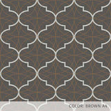 Quatrefoil Overlay (P699) Custom Printed Vinyl Flooring Design