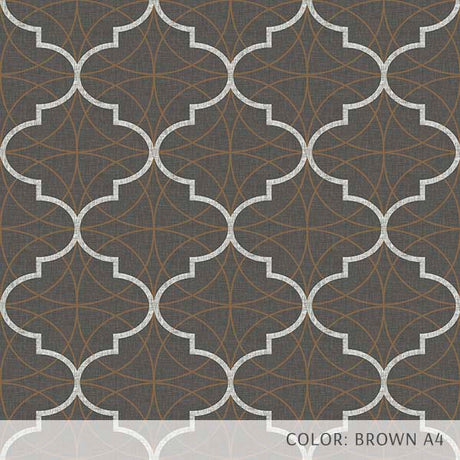 Quatrefoil Overlay (P699) Custom Printed Vinyl Flooring Design