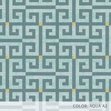 Greek Key (P716) Custom Printed Vinyl Flooring Design