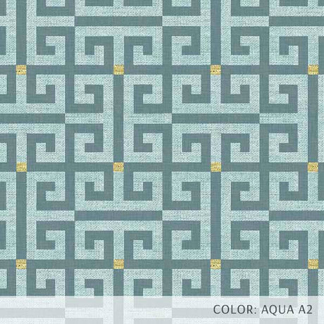 Greek Key (P716) Custom Printed Vinyl Flooring Design