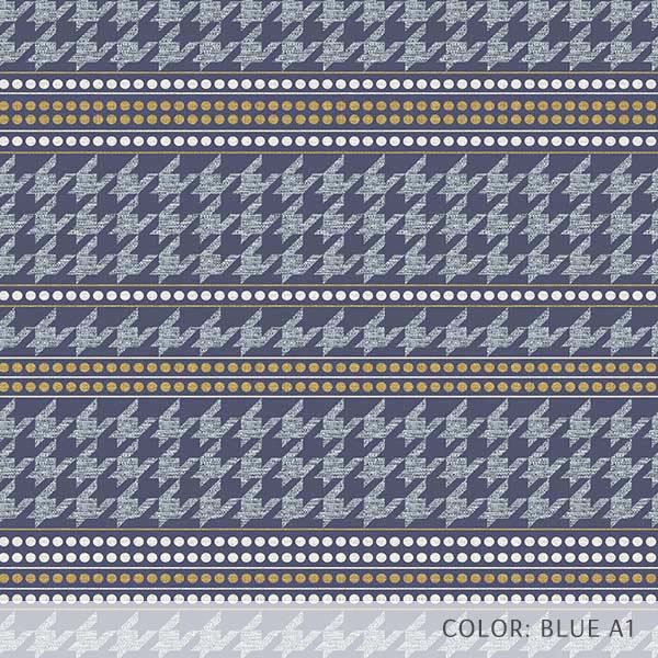 Houndstooth Stripe (P933) Custom Printed Vinyl Flooring Design