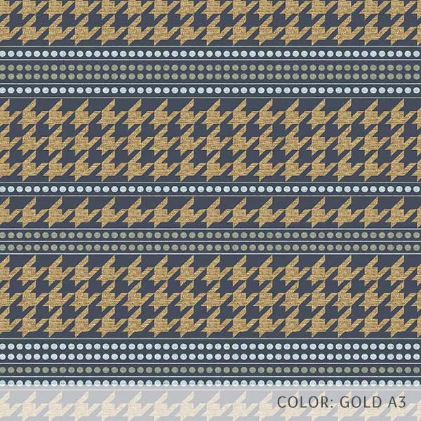 Houndstooth Stripe (P933) Custom Printed Vinyl Flooring Design