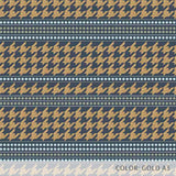 Houndstooth Stripe (P933) Custom Printed Vinyl Flooring Design