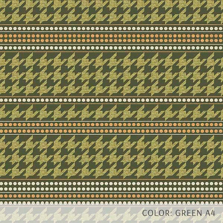 Houndstooth Stripe (P933) Custom Printed Vinyl Flooring Design