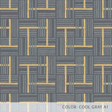 Overlapping Plaid (P958) Custom Printed Vinyl Flooring Design